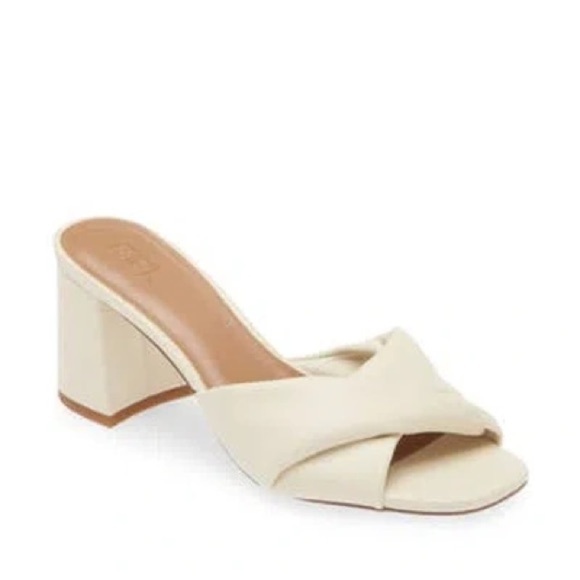 NEW Loredo Heeled Sandal In Ivory Vanilla Nordstrom Rack Size 10 - Picture 8 of 8